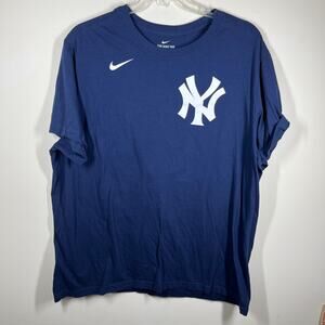 Nike New York Yankees 99 Judge Size XXL Short Sleeve T-Shirt Navy/White Classic